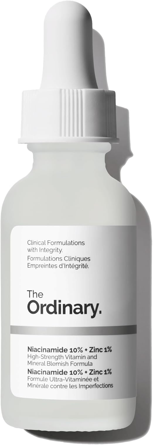 The Ordinary Niacinamide 10% + Zinc 1%, Brightening & Smoothing Serum for Blemish-Prone Skin, 30ml