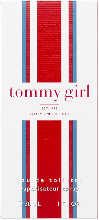Tommy Hilfiger – Tommy Girl Eau de Toilette 30 ml – Perfume for Women – Very Fresh Floral Fragrance with Fruity Notes – Transparent Glass Bottle