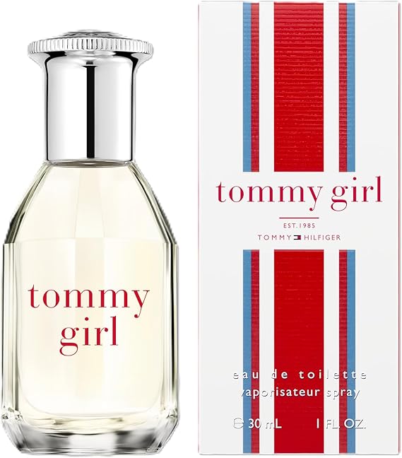 Tommy Hilfiger – Tommy Girl Eau de Toilette 30 ml – Perfume for Women – Very Fresh Floral Fragrance with Fruity Notes – Transparent Glass Bottle