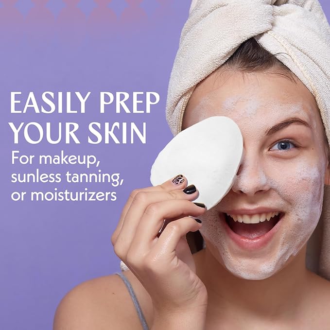 Berkland Regular Facial Sponge for Face - Daily Cleansing Face Removing Makeup, Dirt, and Dead Skin