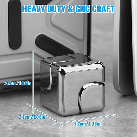 Infinity Fidget Cube, 2 in 1 Fidget Spinner Toy for Kids Adults, Metal Transformable Fidget Block, Office Desk Toy Gadget, Stress Relief Birthday Christmas Stocking Stuffer Gift for Boys Girls
