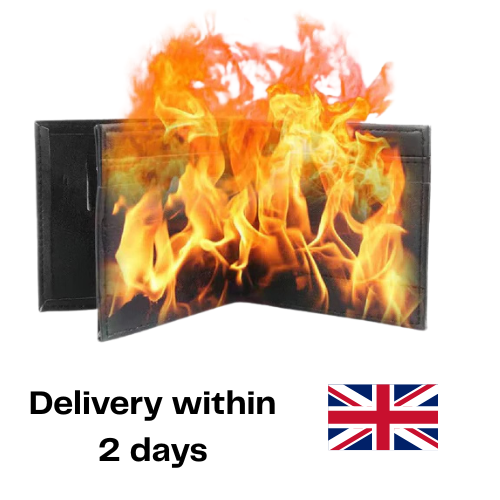 Big Flame Magician Wallet - Fire Trick Wallet